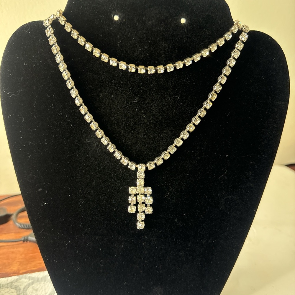 Necklaces and earrings